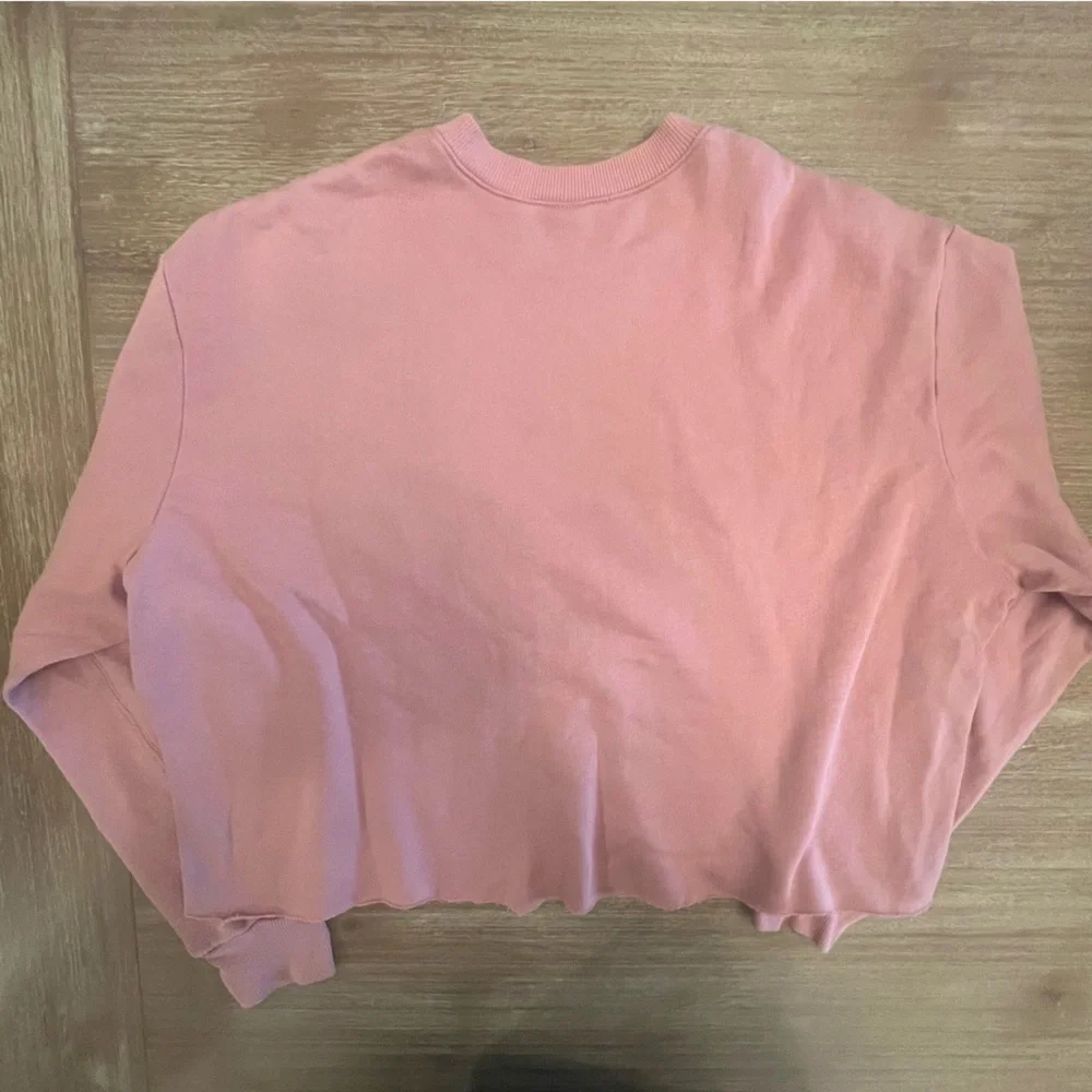 wild fable Dusty Pink Cropped Crewneck Sweatshirt - Picture 2 of 3